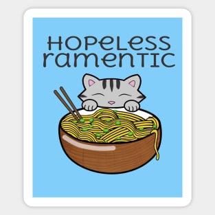 Hopeless Ramentic Cat Sticker